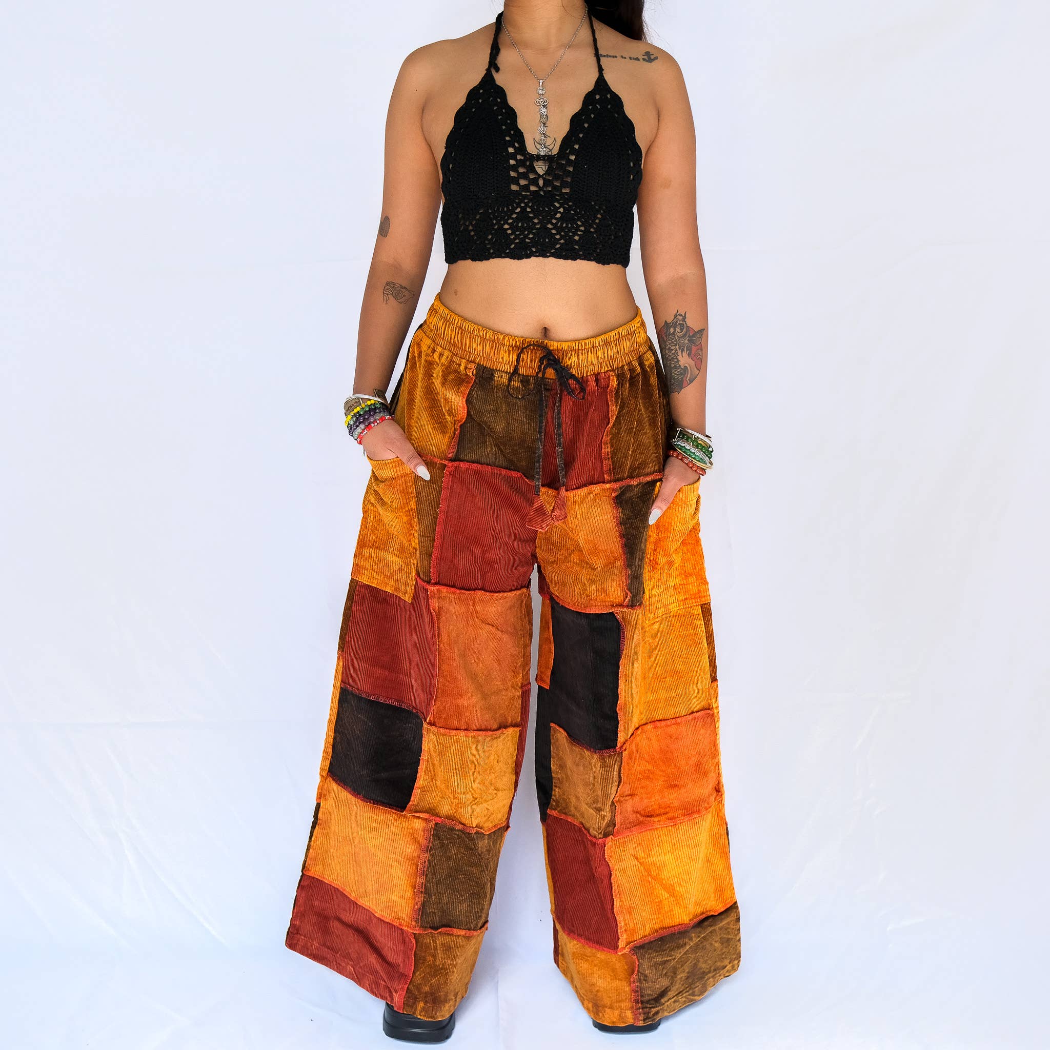 Fire & Earth Corduroy Palazzos