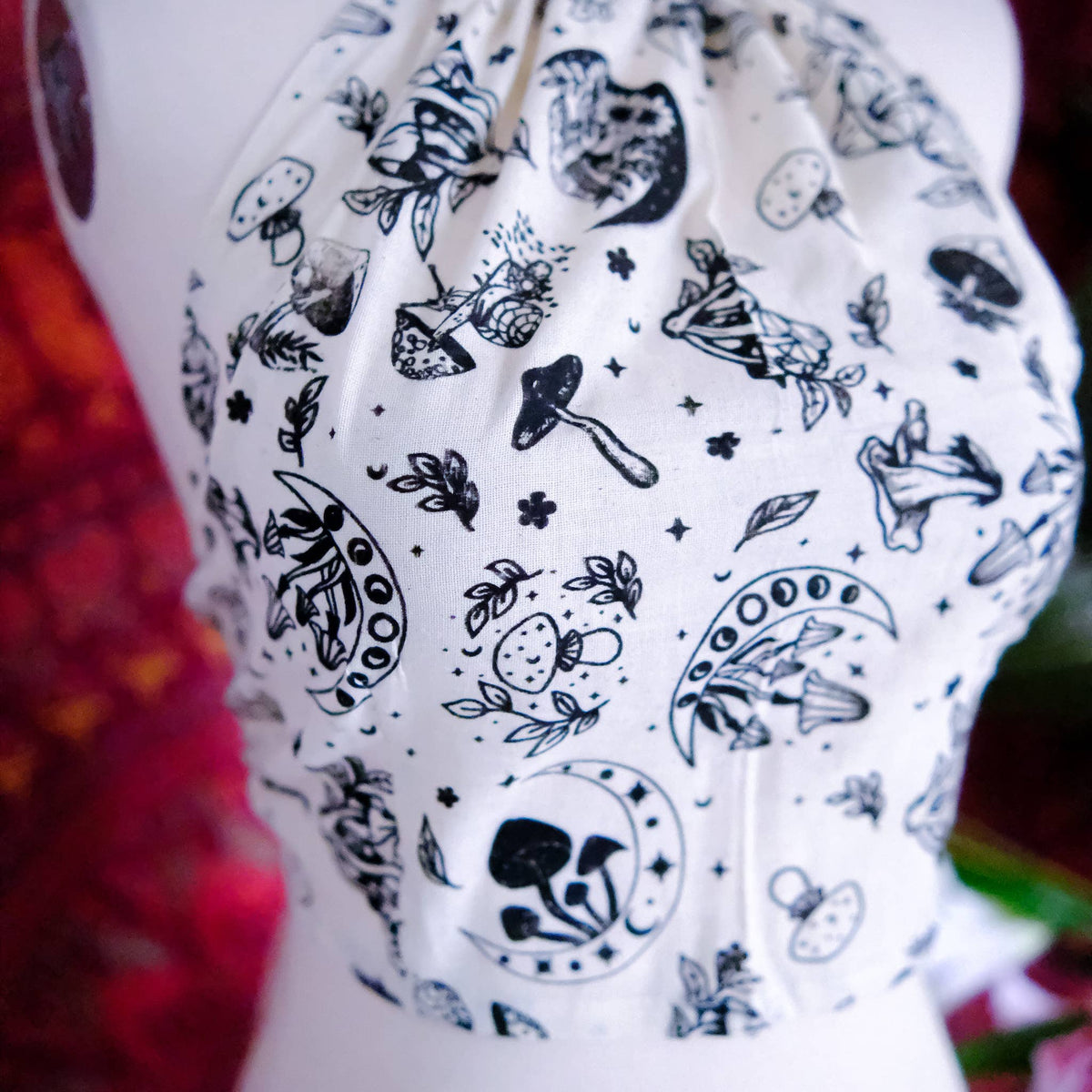 Mushroom Celestial Halter Top