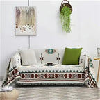 Bohemian Multipurpose Sofa Cushion Tablecloth Blanket