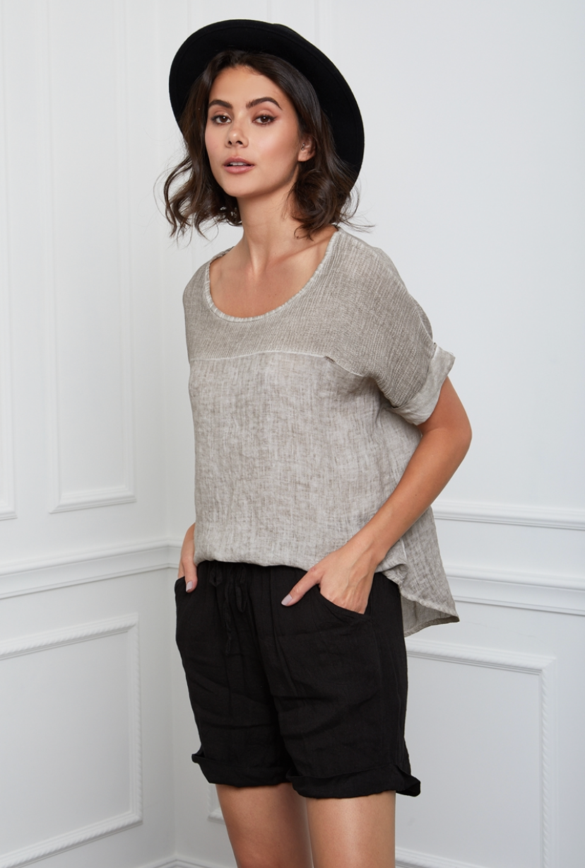 Lady Linen Top