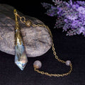 Grey Moonstone Shadow Pendulum