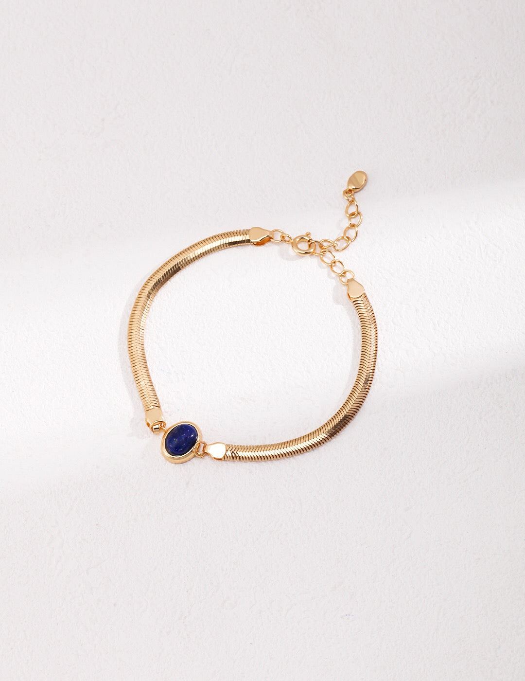 Natural Lapis Lazuli/Tiger Eye Bracelet-2