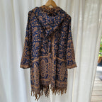 Kia Kimono Cloak - Fringed Festival Coat