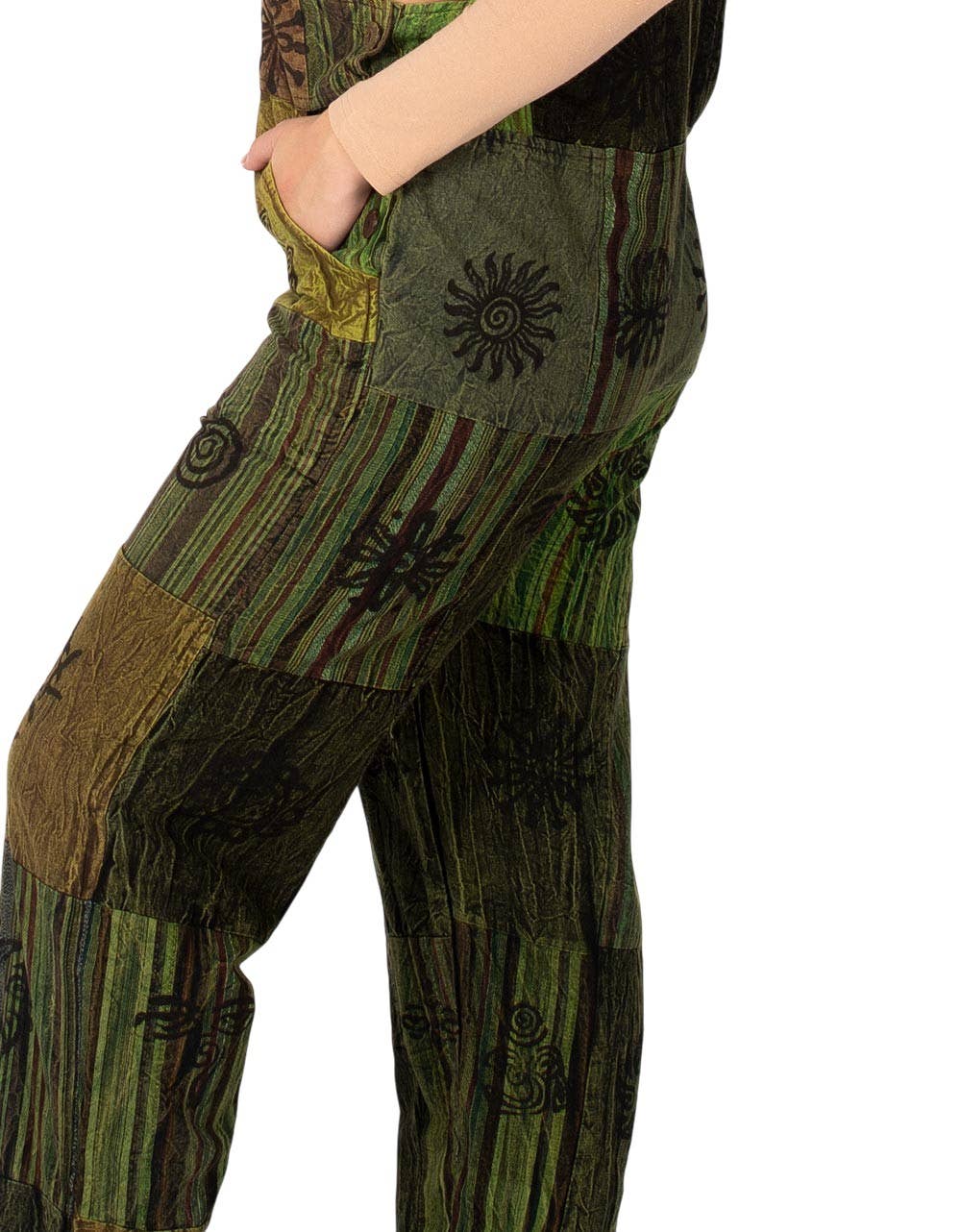 Nomad Patchwork Cotton Jumpsuit