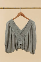 Bubble Boho Top