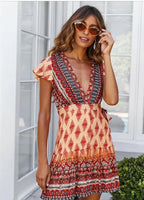 Bohemian Printed Dress Skirt