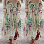 Bohemian Maxi Skirt - Women's Midi Skirt