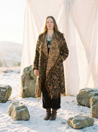 Kia Kimono Cloak - Fringed Festival Coat