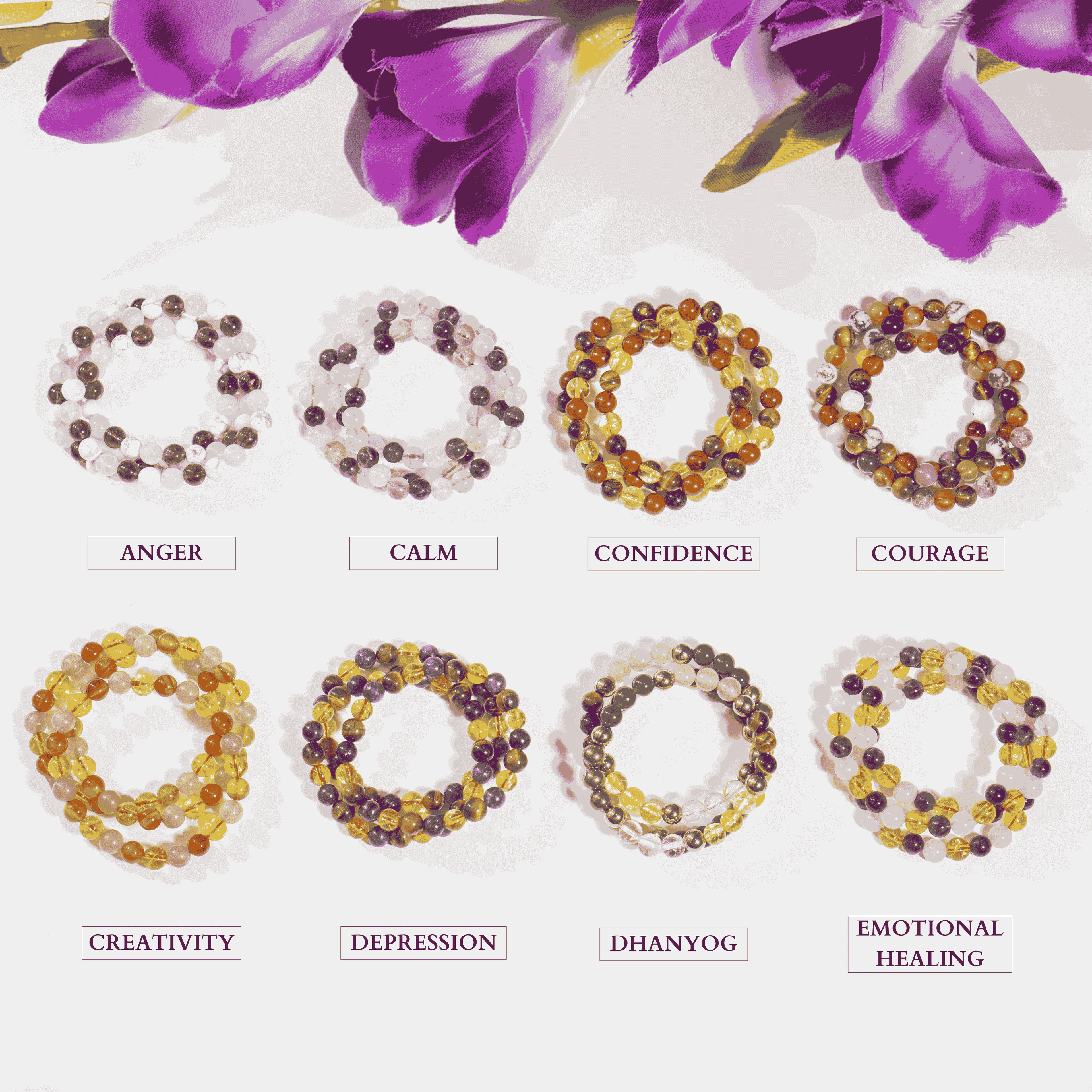 Healing Bracelet | Gemstone Jewelry | Chakra Bracelet