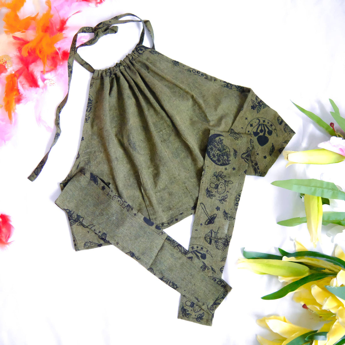 Mushroom Celestial Halter Top