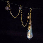 Grey Moonstone Shadow Pendulum