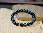 Blue Tiger Eye Bracelet - Intuition & Protection