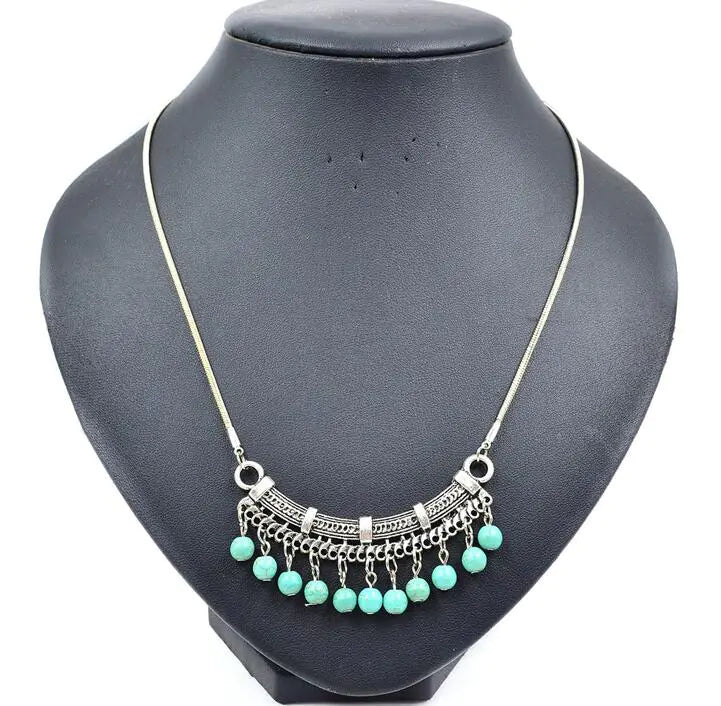 Bohemian Turquoise Necklace Collection