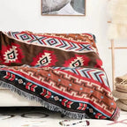 Bohemian Multipurpose Sofa Cushion Tablecloth Blanket