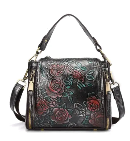 Embossed Tote & Shoulder Bag