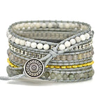 Natural Stone Beaded Crystal Bohemian Strap