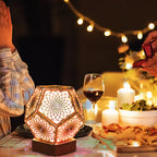 Bohemian Star LED Projection Lantern