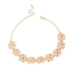 Bohemian Cross Pendant Necklace with Rhinestones