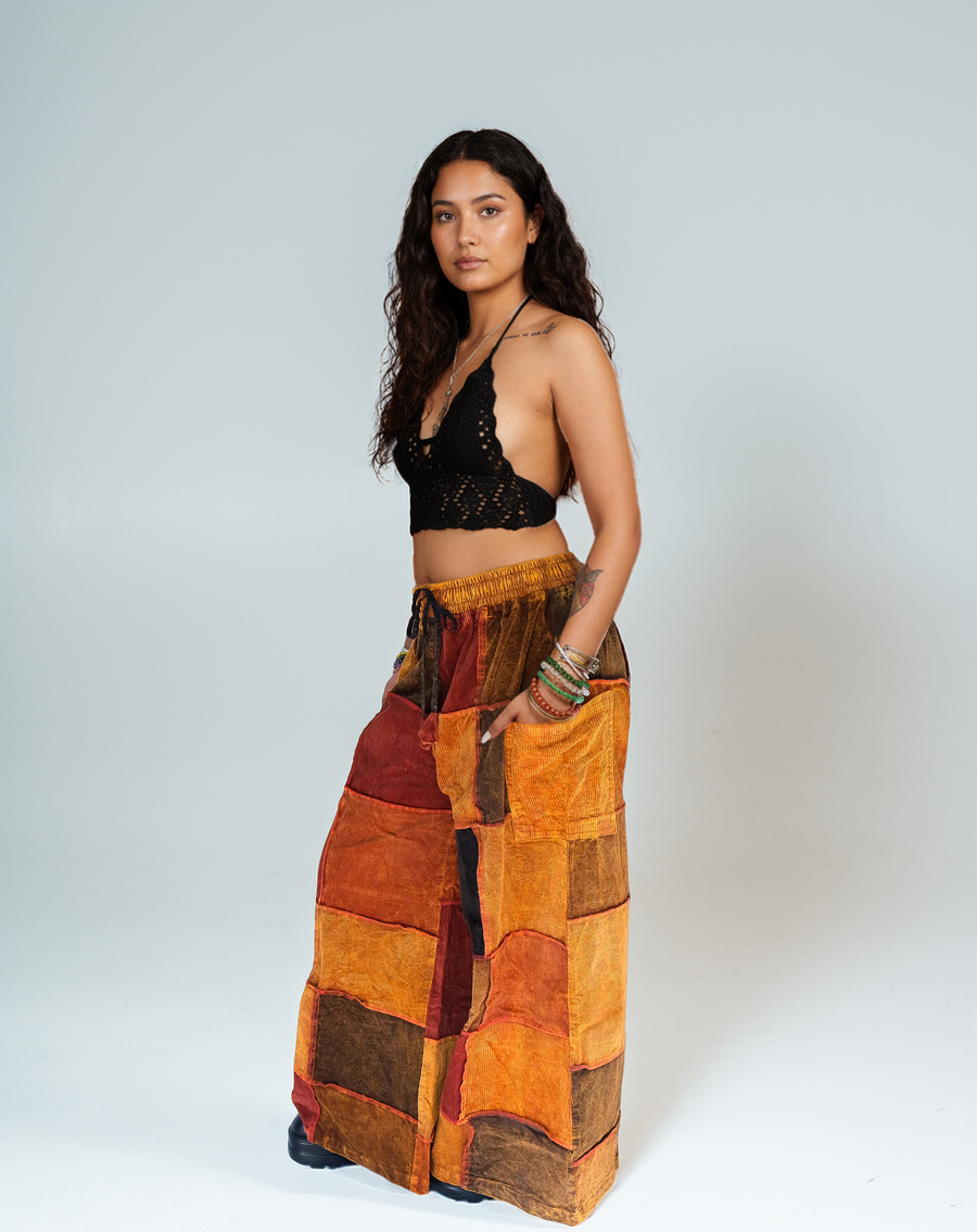 Fire & Earth Corduroy Palazzos