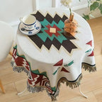 Bohemian Multipurpose Sofa Cushion Tablecloth Blanket