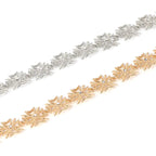 Bohemian Cross Pendant Necklace with Rhinestones