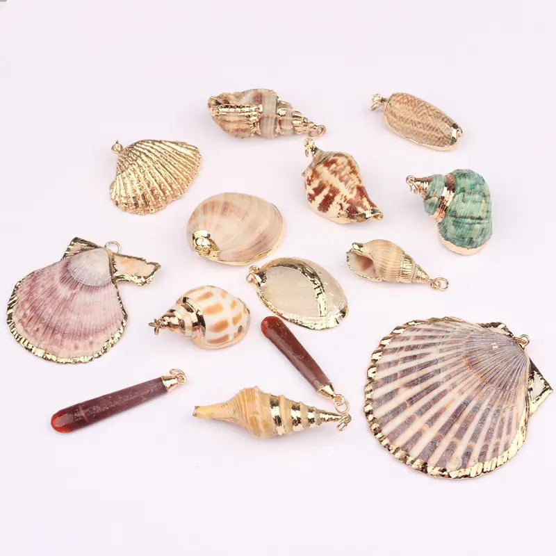Bohemian Style Natural Seashell Pendant Accessories