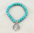 Vintage Bohemian Style Turquoise Beaded Bracelet