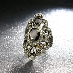 Bohemian Vintage Style Resin Rhinestone Ring