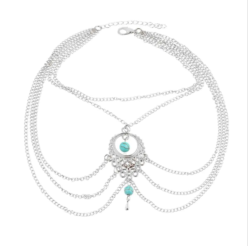 Bohemian Punk Tassel Ankle Bracelet