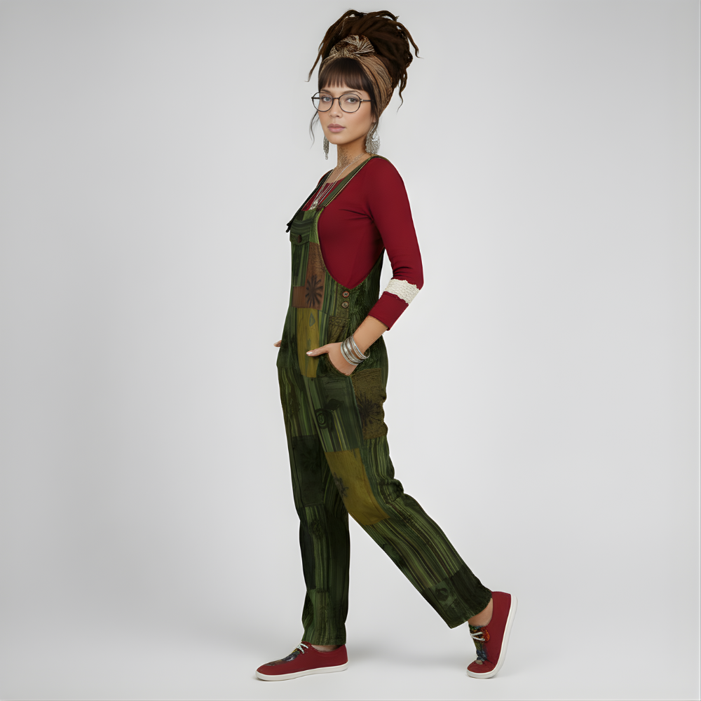 Nomad Patchwork Cotton Jumpsuit