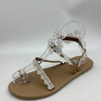 Bohemian Floral Casual Flat Roman Sandals