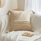 Bohemian Style Pillowcases with Plush Tassels