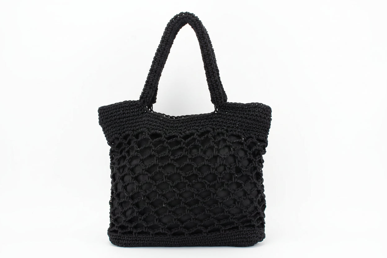 New Crochet Beach Handbag - Summer Woven Tote