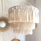 Bohemian Tapestry Lampshade - Handmade Nordic Decor