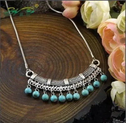 Bohemian Turquoise Necklace Collection