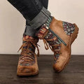 Bohemian Women's Lace-Up Boots
