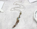 Bohemian Indian Coin Tassel Necklace (Wholesale)