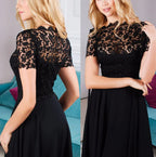 Chiffon Bohemian Long Skirt Lace Dress