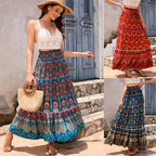 Bohemian Lace Patchwork Hollowed Out Skirt