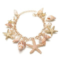 Bohemian Ocean Tide Starfish & Shell Bracelet
