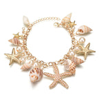 Bohemian Ocean Tide Starfish & Shell Bracelet