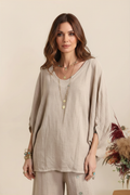 Coastal Linen Blouse