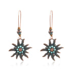 Alloy Sunflower Bohemian Earrings