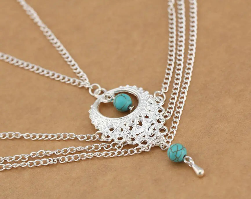 Bohemian Punk Tassel Ankle Bracelet