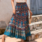 Bohemian Hollowed Out Lace Patchwork Skirt