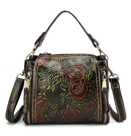 Embossed Tote & Shoulder Bag