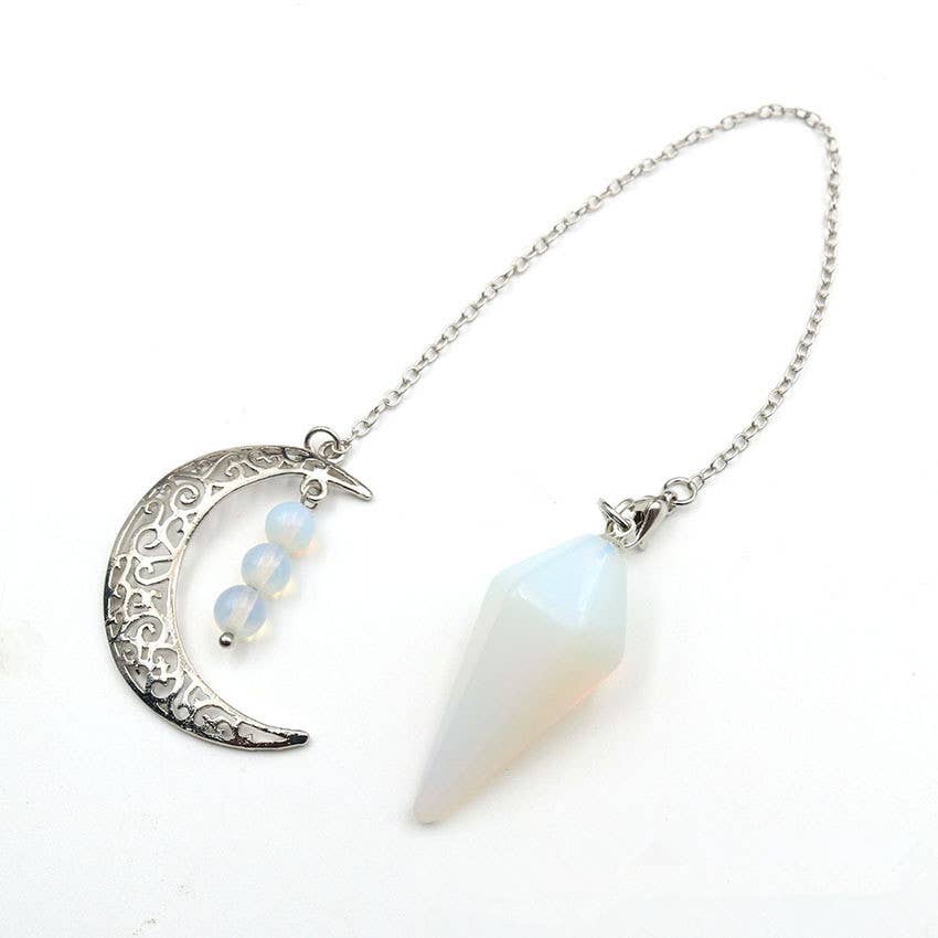 Celestial Opalite Hex Pendulum