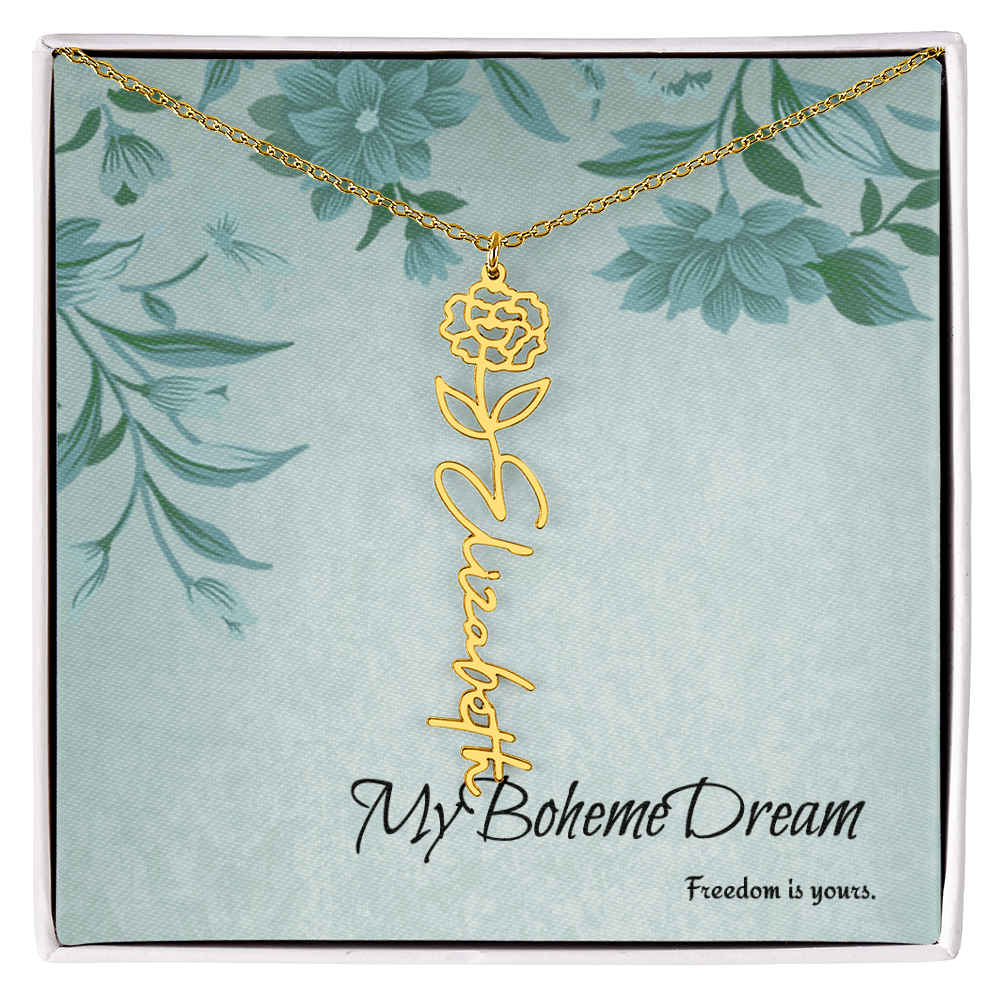 Customise your own unique BohèmeDream necklace
