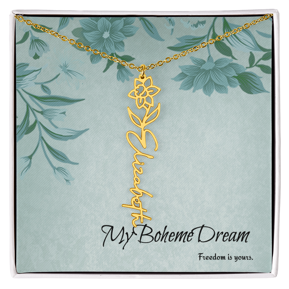 Customise your own unique BohèmeDream necklace