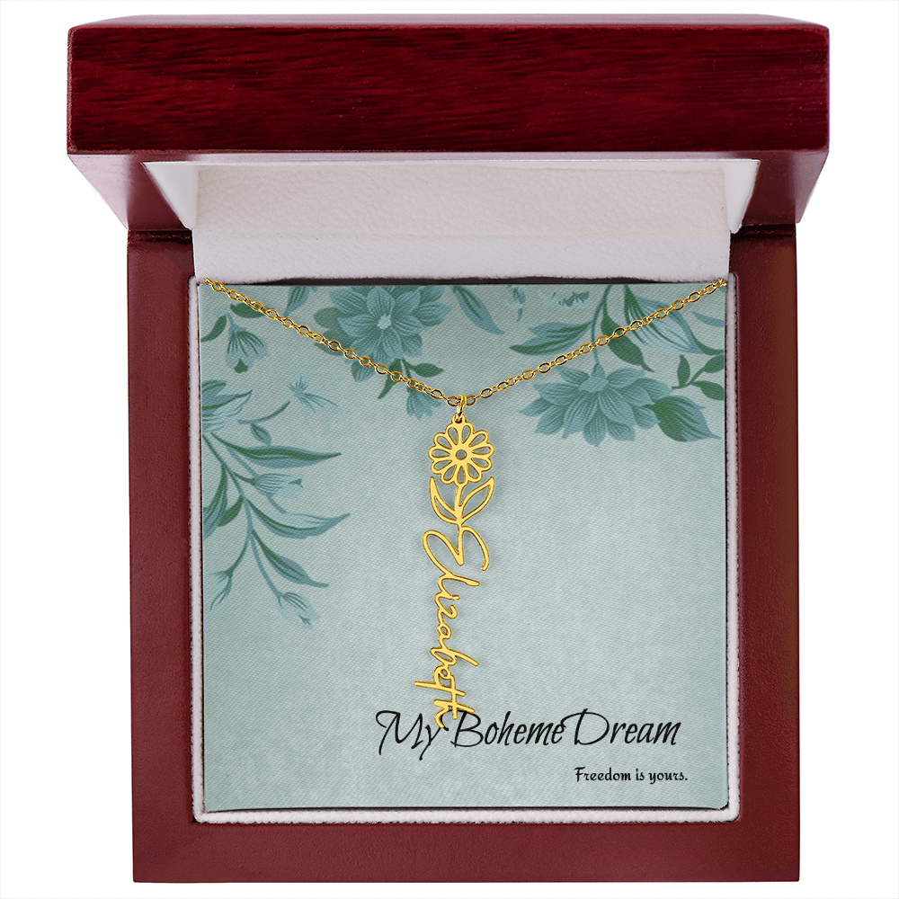 Customise your own unique BohèmeDream necklace